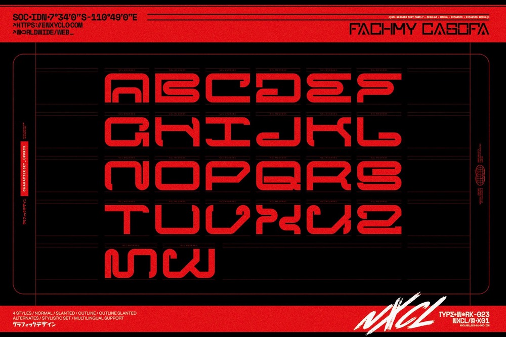 NCL Megrabs Font Family - Image 11