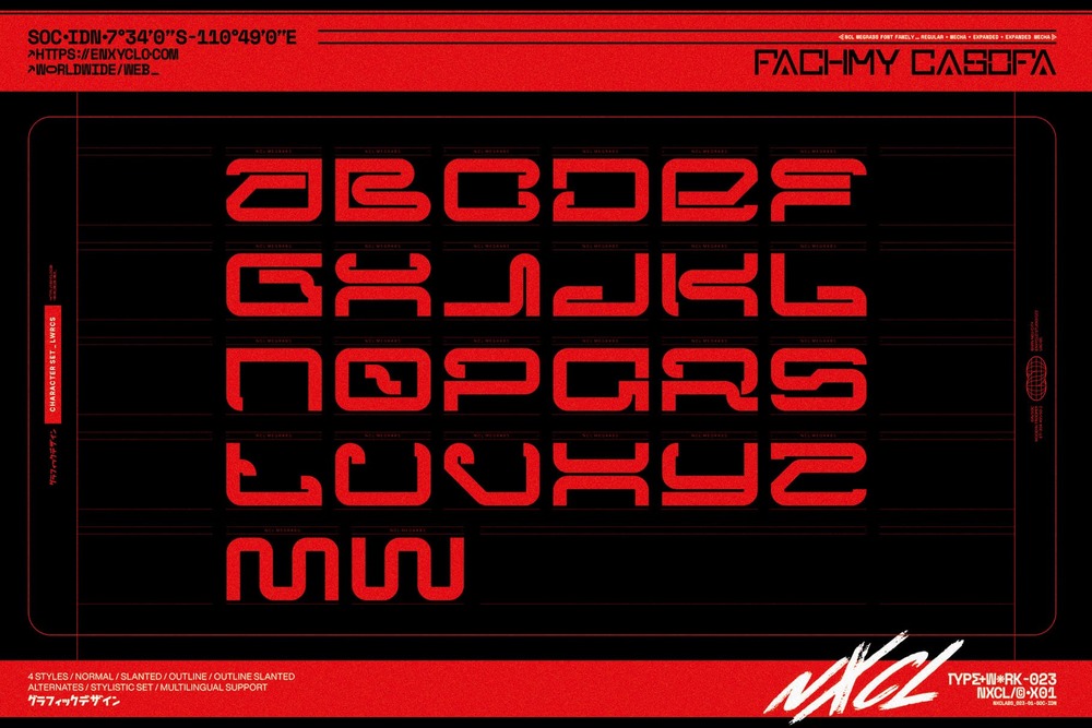 NCL Megrabs Font Family - Image 12