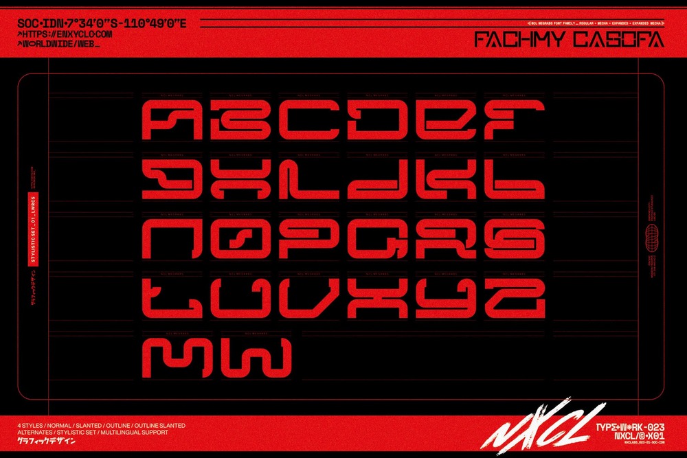 NCL Megrabs Font Family - Image 14