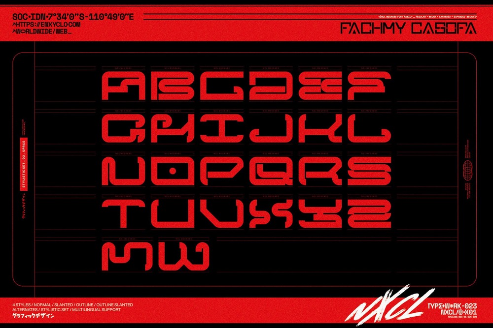 NCL Megrabs Font Family - Image 15