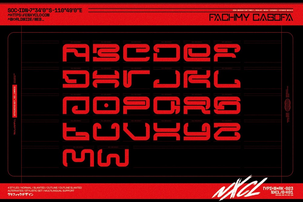NCL Megrabs Font Family - Image 16