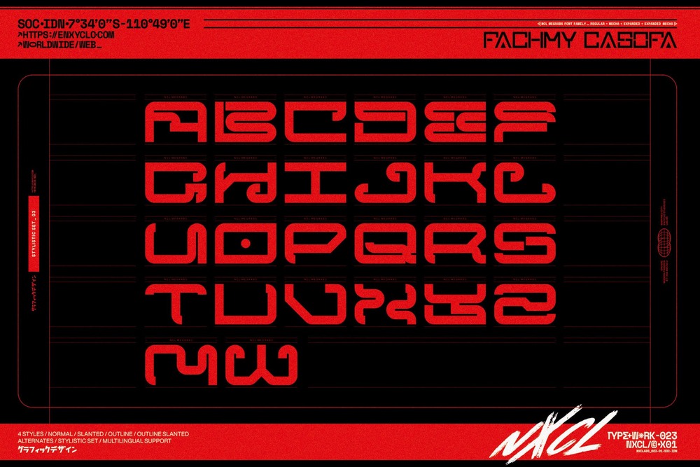 NCL Megrabs Font Family - Image 17