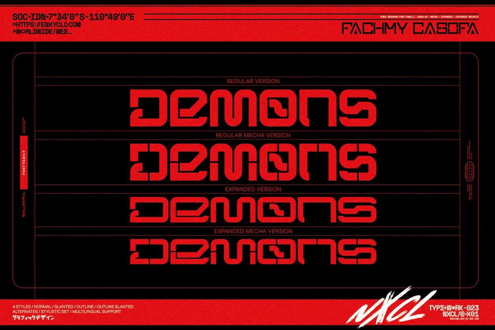 NCL Megrabs Font Family - Image 9